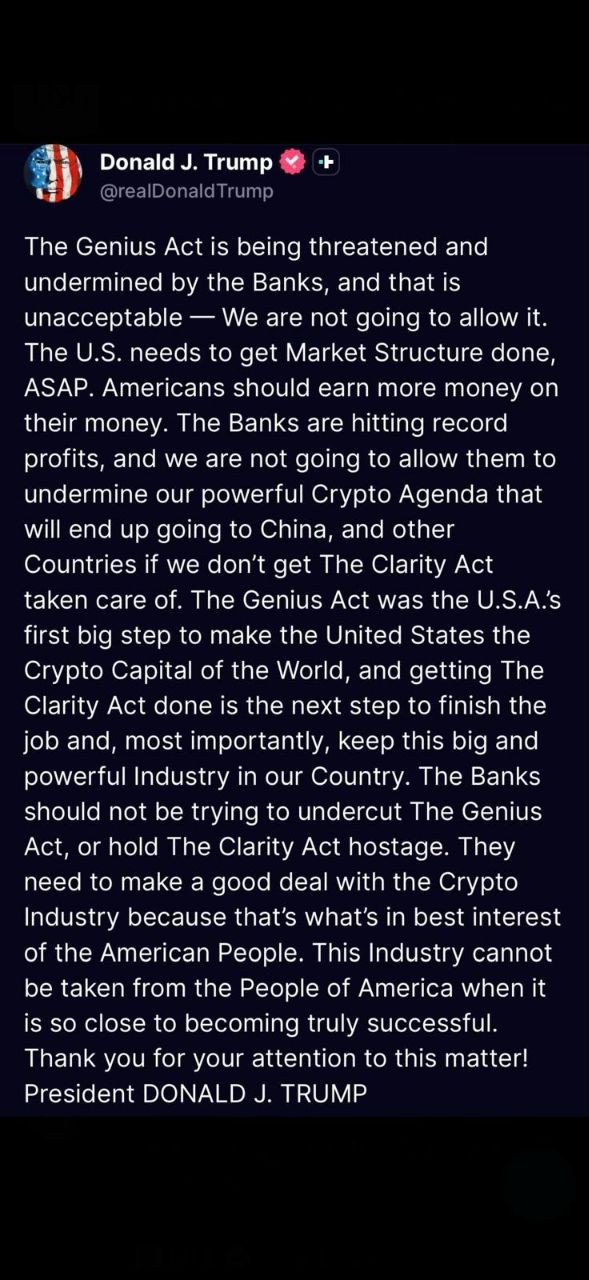 Donald Trump's tweet screenshot